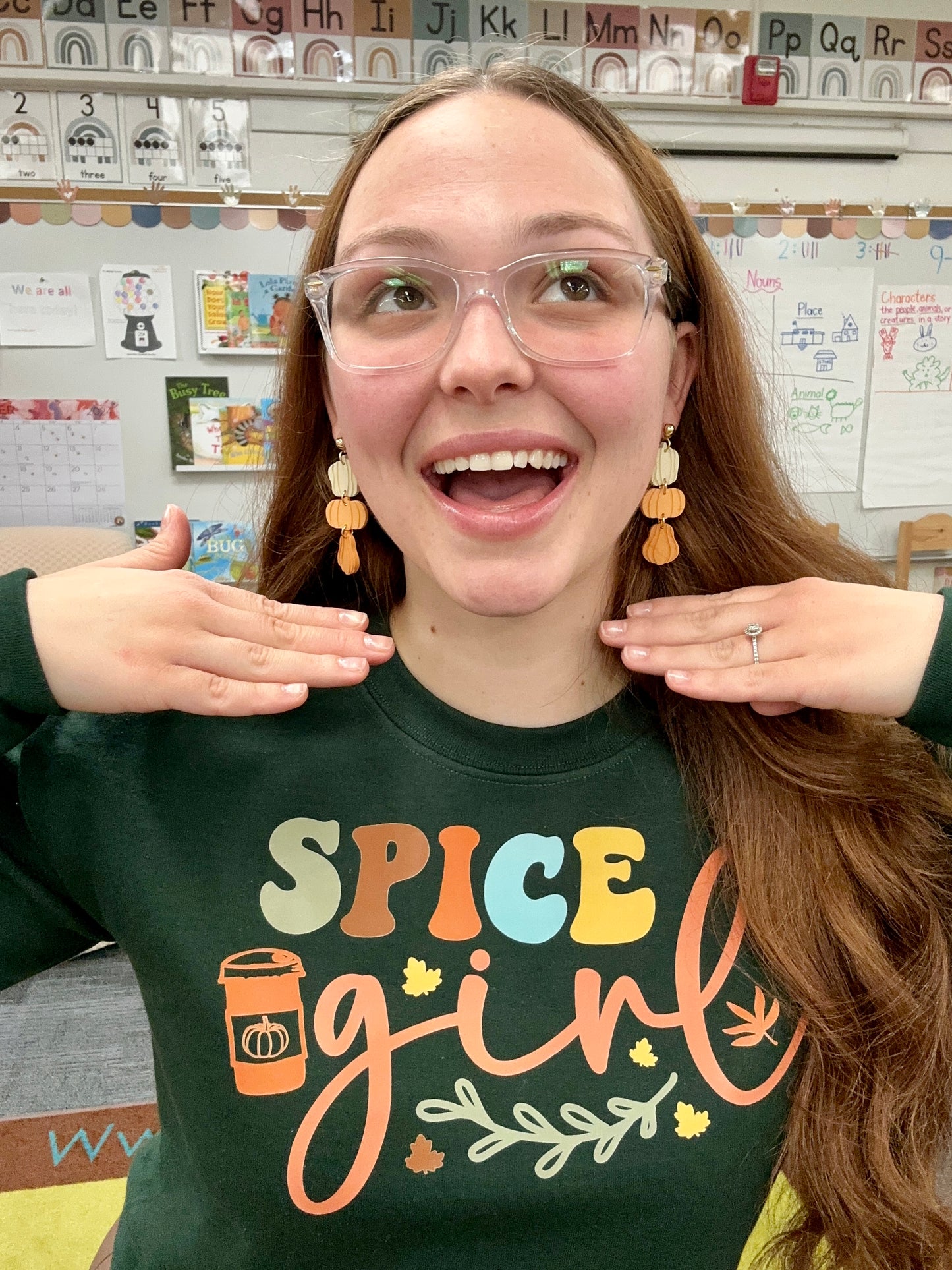 Pumpkin Dangle • Earrings