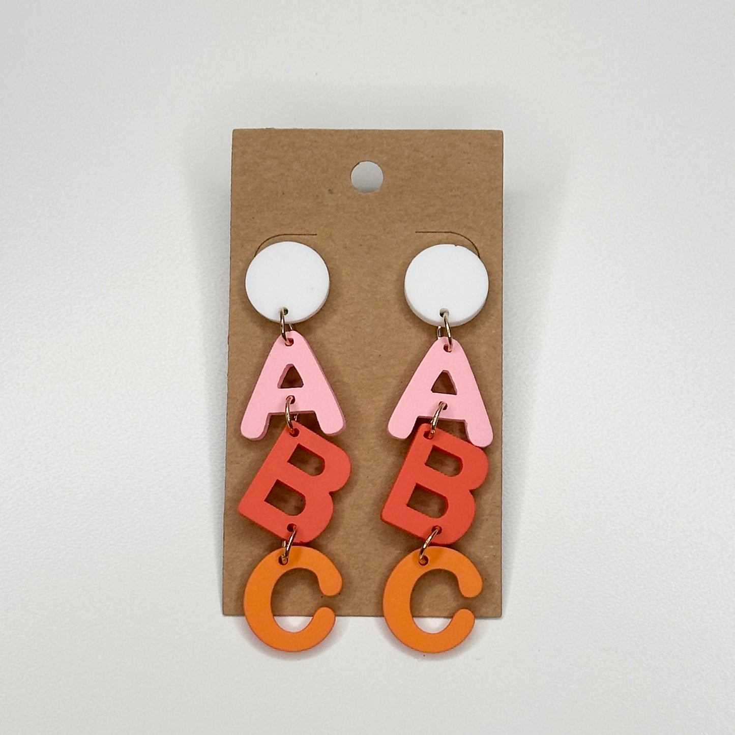 ABC Letter • Earrings