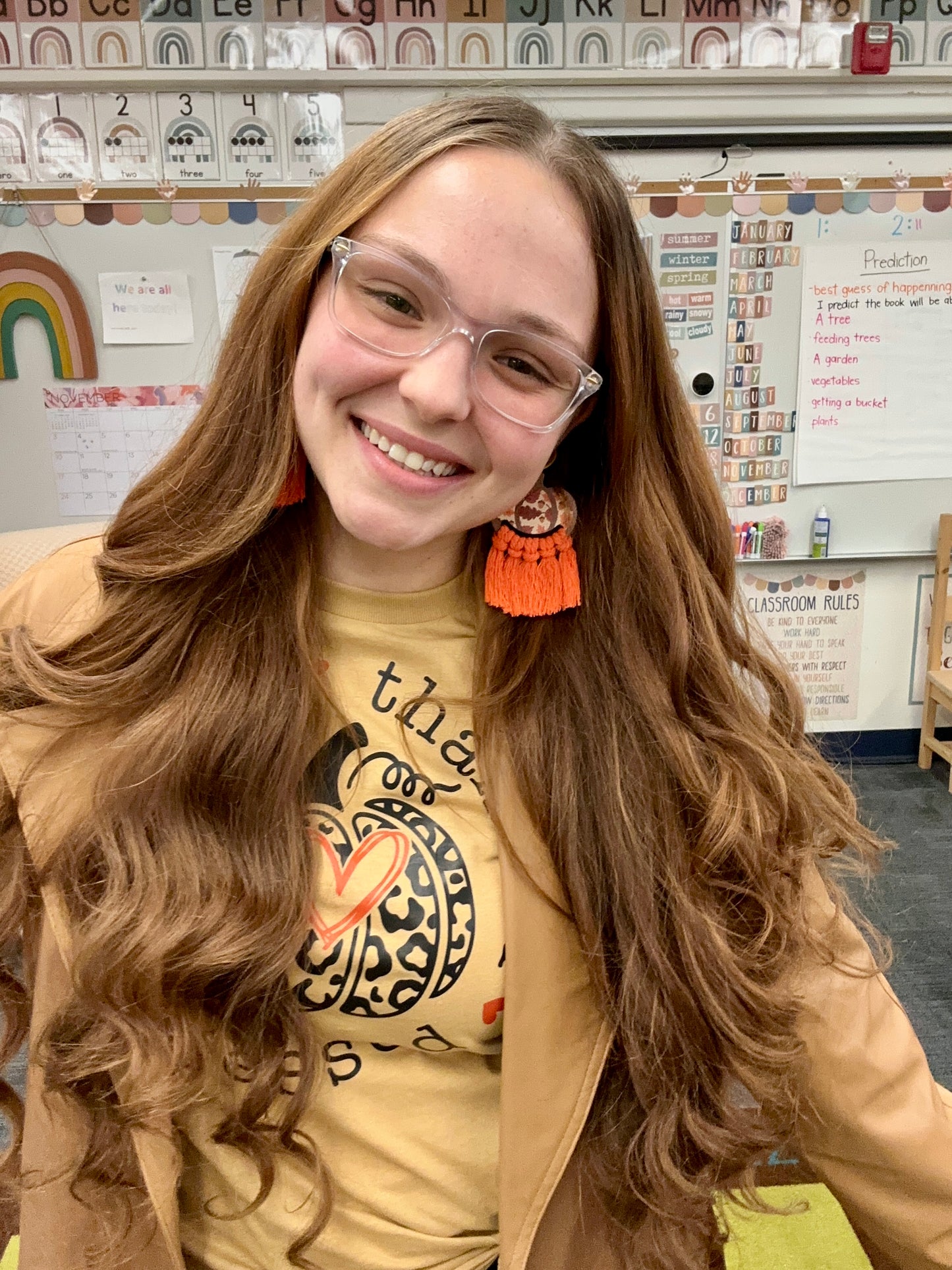 Pumpkin Tassel • Earrings