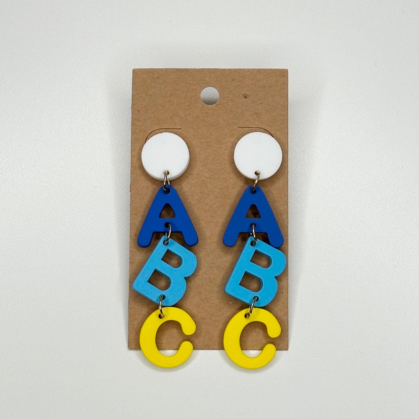 ABC Letter • Earrings