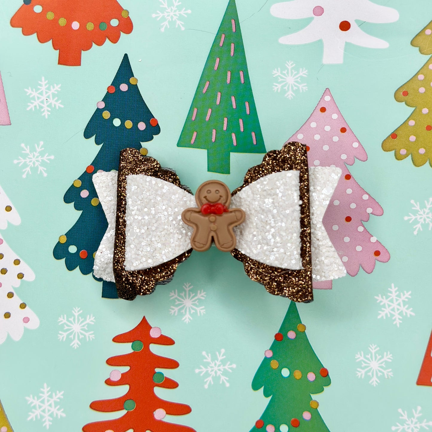 Xmas Tree/ Gingerbread 2-pack • Hair Bows