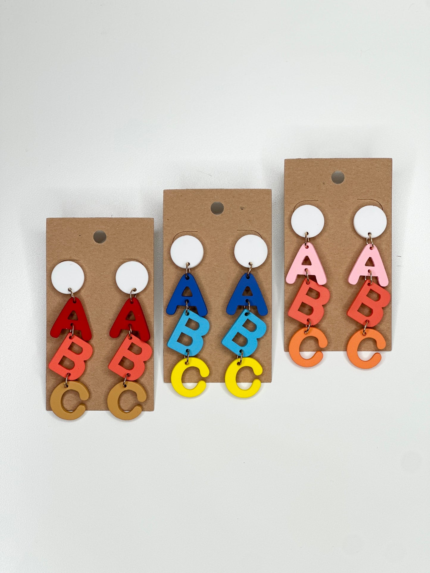 ABC Letter • Earrings