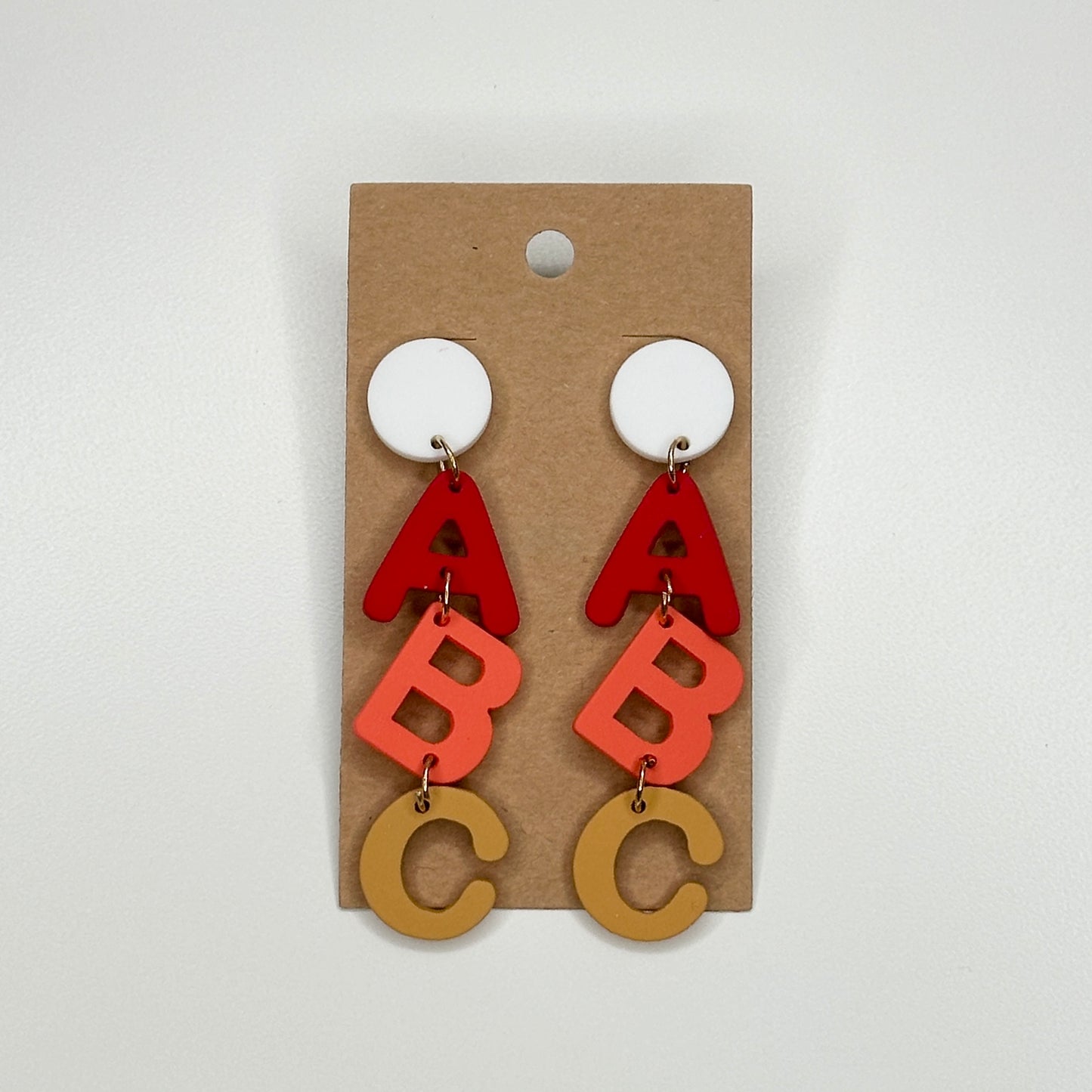 ABC Letter • Earrings