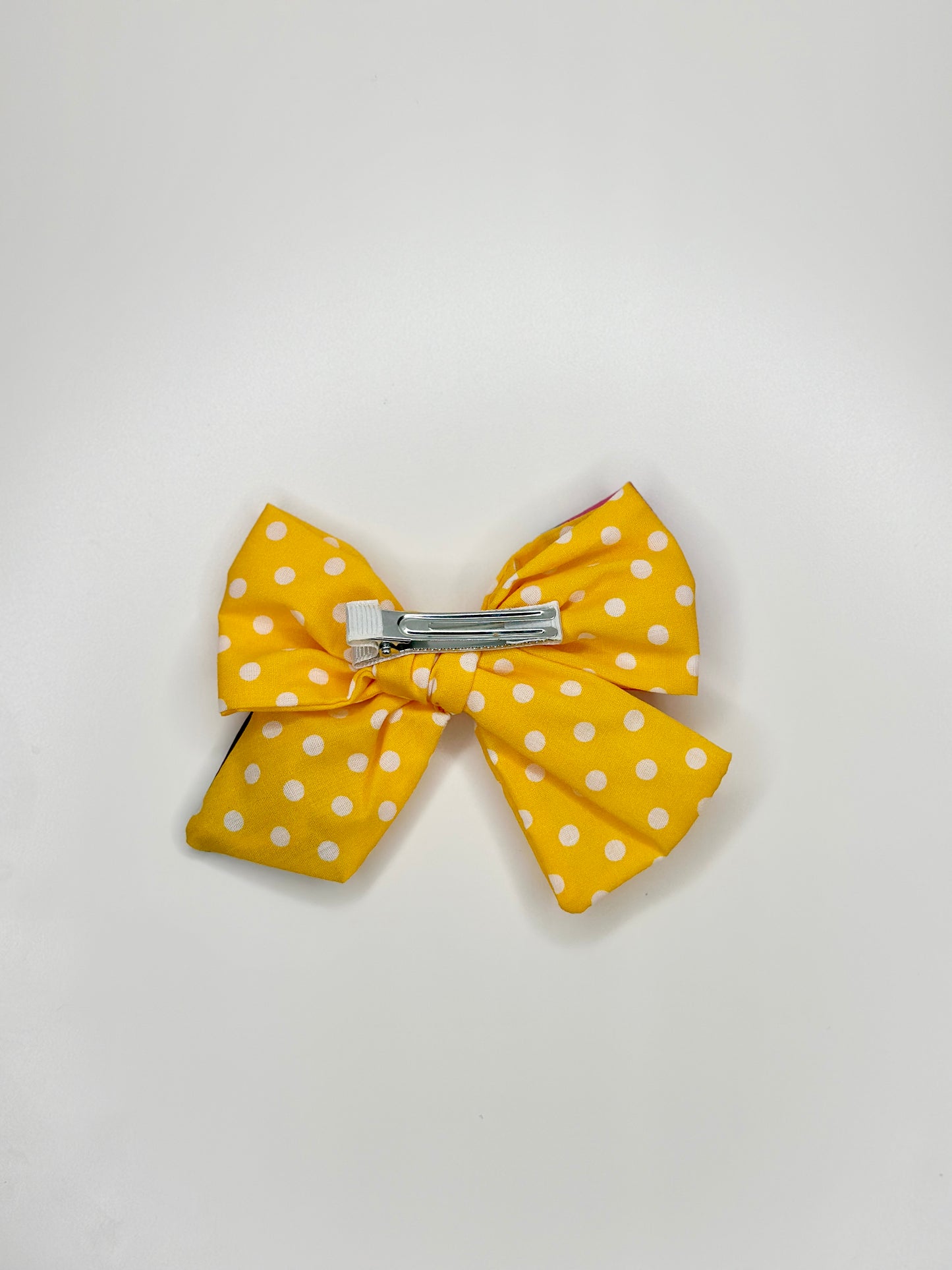 Polka Dot Pencil Hair Bow