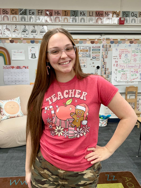 Candy Cane Teacher • Tee