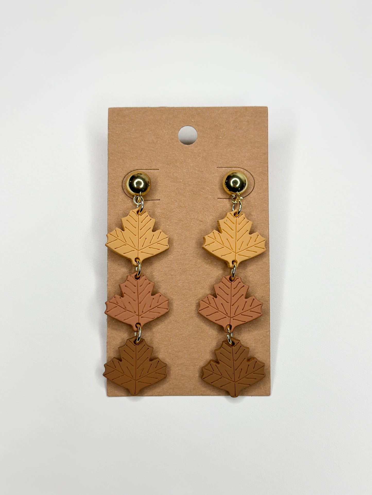 Maple Leaf Dangle • Earrings