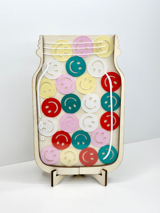 Magnetic Smiley Reward Jar